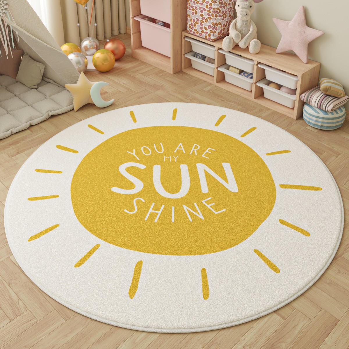 Fun in the Park Kids Round Rug - Kids Outdoor Adventure Park recension och pris